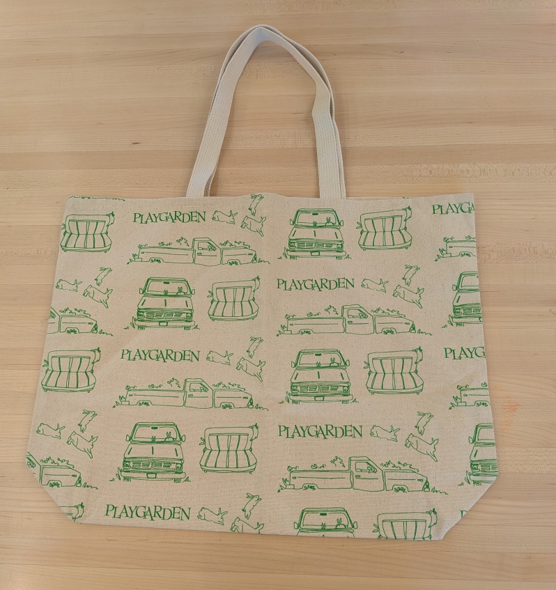 Green Truck Tote Bag